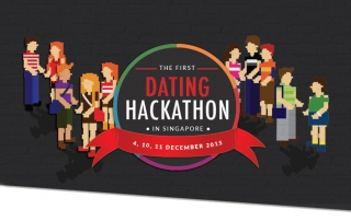 The first dating hackathon in Singapore. 4, 10 and 11 December 2015.