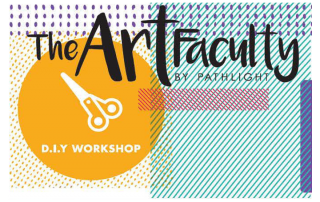 Banner for The Art Faculty's Creative DIY workshops